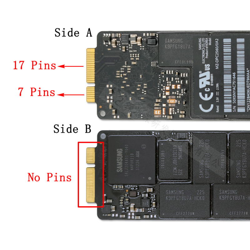 筆記本電腦原裝 A1425 A1398 SSD 固態硬盤 適用於 Macbook Pro Retina 13.3  15.4  128GB 256GB 512GB 2012 年