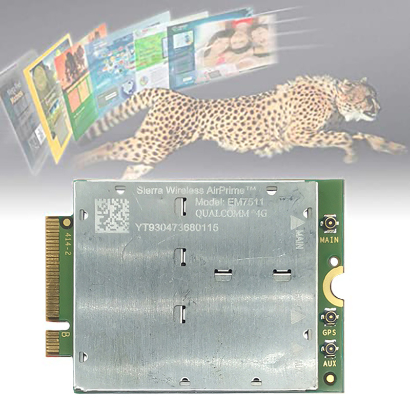 筆記本電腦EM7511 無線網卡，用於筆記本電腦 Sierra Wireless Cat-12 LTE 4G 模塊，帶 CBRS First Net