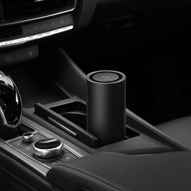 汽車空氣清新劑甲醛淨化器空氣淨化器擴散器香薰汽車排氣口異味吸收離子USB迷你空氣淨化器