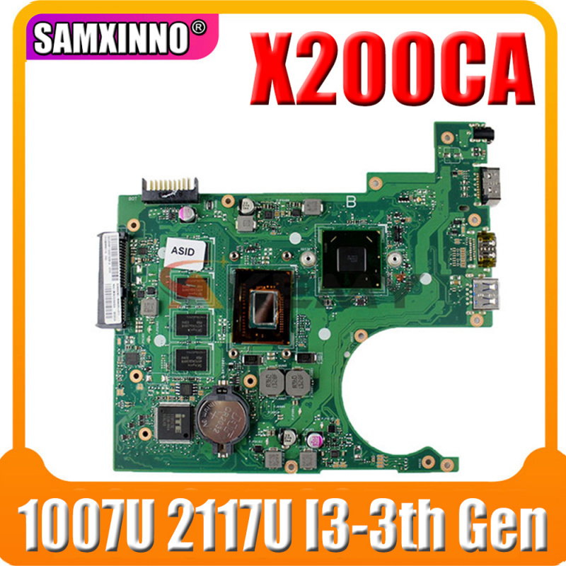 筆記本電腦X200CA 筆記本電腦主板 1007U 2117U I3-3th Gen CPU 2GB 4GB RAM 適用於華碩 X200CA X200CAP 筆記本主板主板