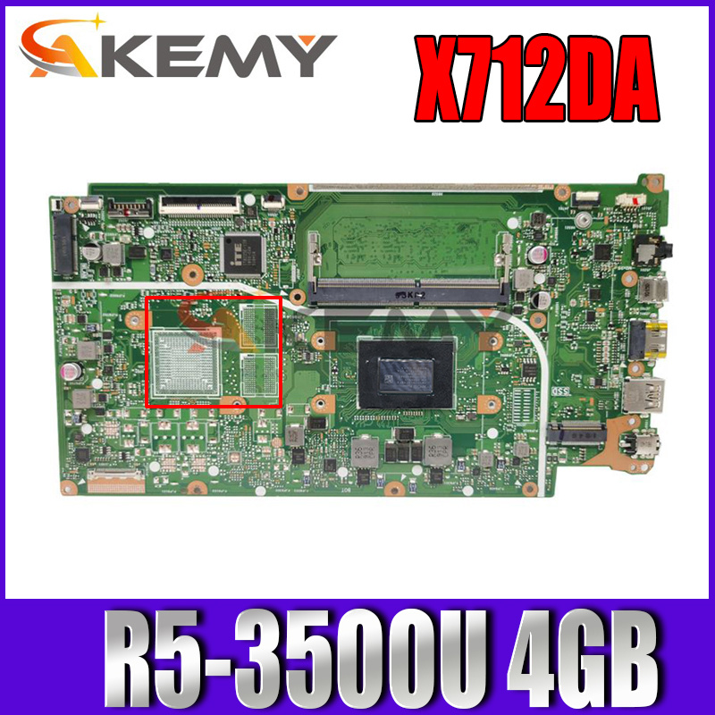 筆記本電腦主板 F512DA 100% 測試原裝主板 R5-3500U 4GB
