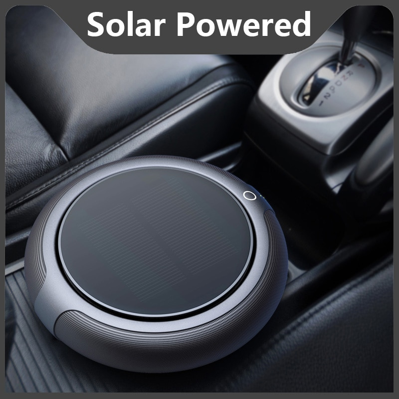 太陽能車載空氣淨化器USB車載空氣淨化器清潔器車載空氣淨化器除甲醛空氣淨化器汽車配件