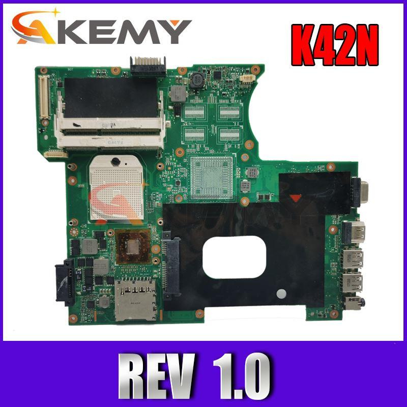 筆記本電腦三信諾 K42N 筆記本主板 REV1.0 適用於華碩 A42N K42N X42N 60-N17MB1000-A08 筆記本主板全面測試OK