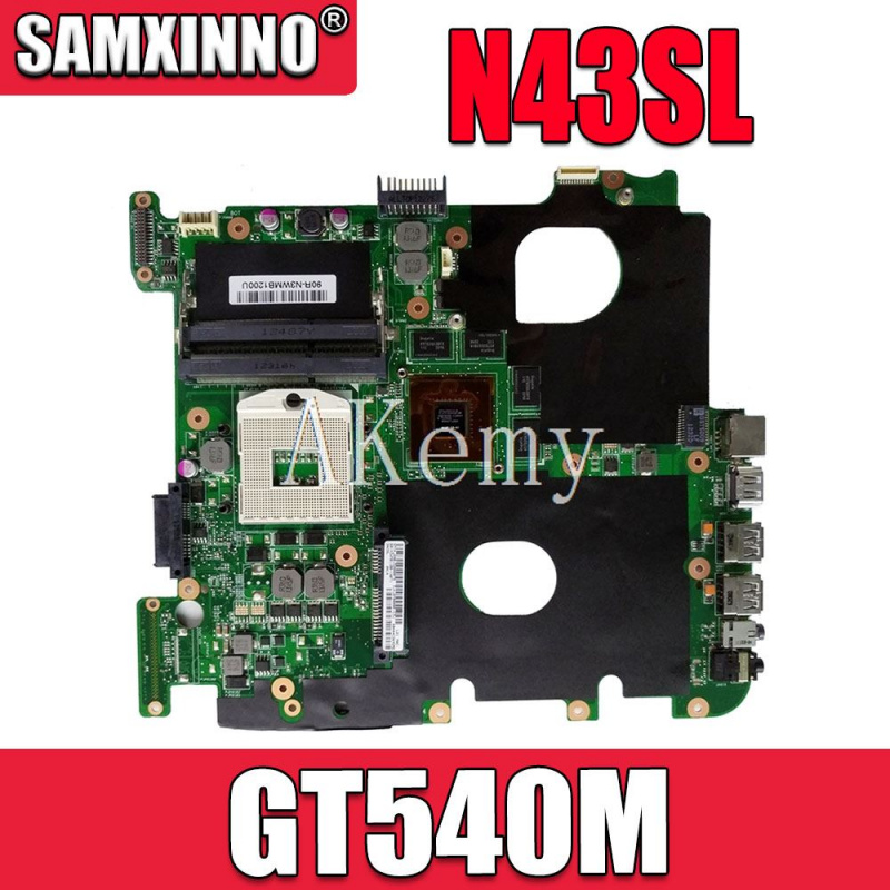 筆記本電腦三信諾 N43SL 筆記本主板 適用​​於華碩 N43S N43SN N43SM N43SL 筆記本主板 主板 GT540M GT550M GT630M GPU