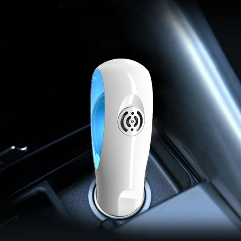 通用車載迷你LED離子空氣淨化器清新劑煙味異味去除氧吧汽車配件內飾