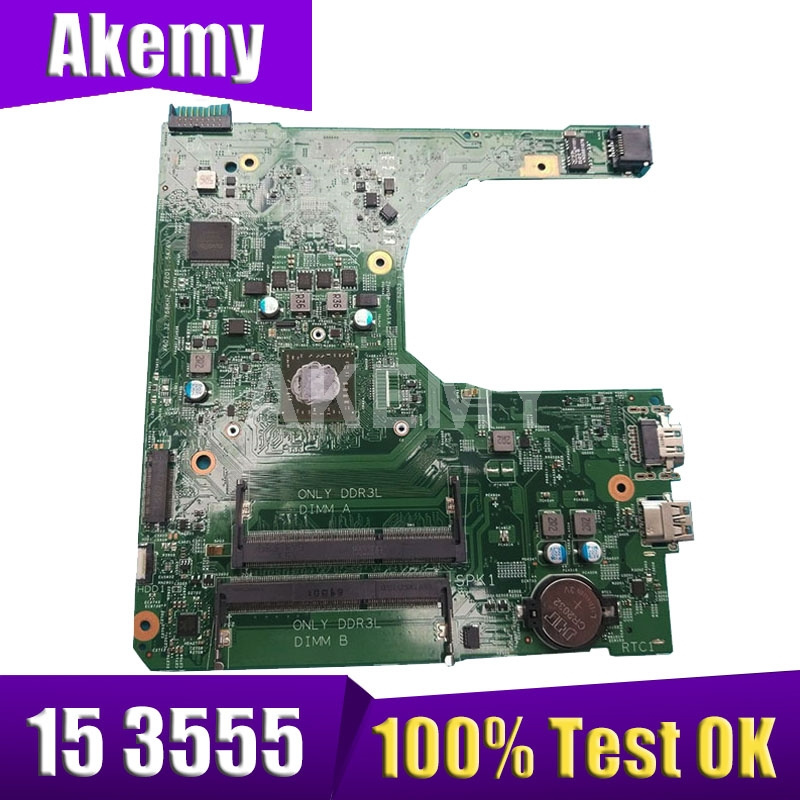 筆記本電腦Akemy 適用於 DELL INSPIRON 15 3555 筆記本電腦主板 DDR3L CN-0V5D6F 0V5D6F MB 15276-1 Y25DC主板