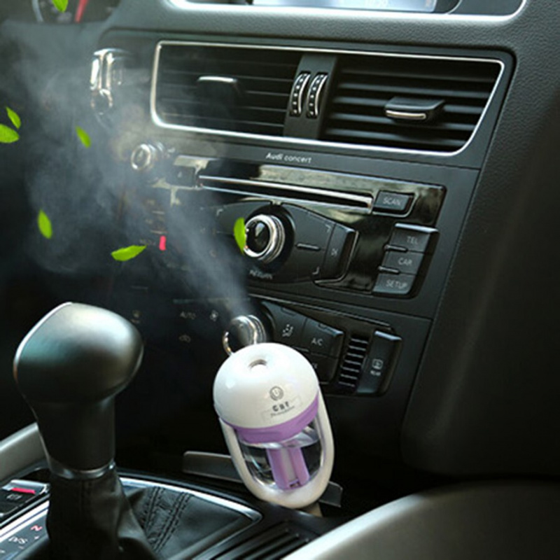 12V車載蒸汽迷你空氣淨化器空氣加濕器香薰機精油香薰擴散器噴霧器汽車噴霧器