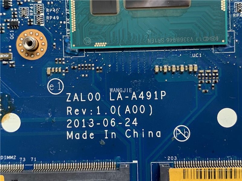 筆記本電腦100% 工作 CN-0X3NC8 適用於 DELL Inspiron 3540 LA-A491P 0X3NC8 SR1EN I3-4030U 216-0846009 主板筆記本電腦主板 DDR3