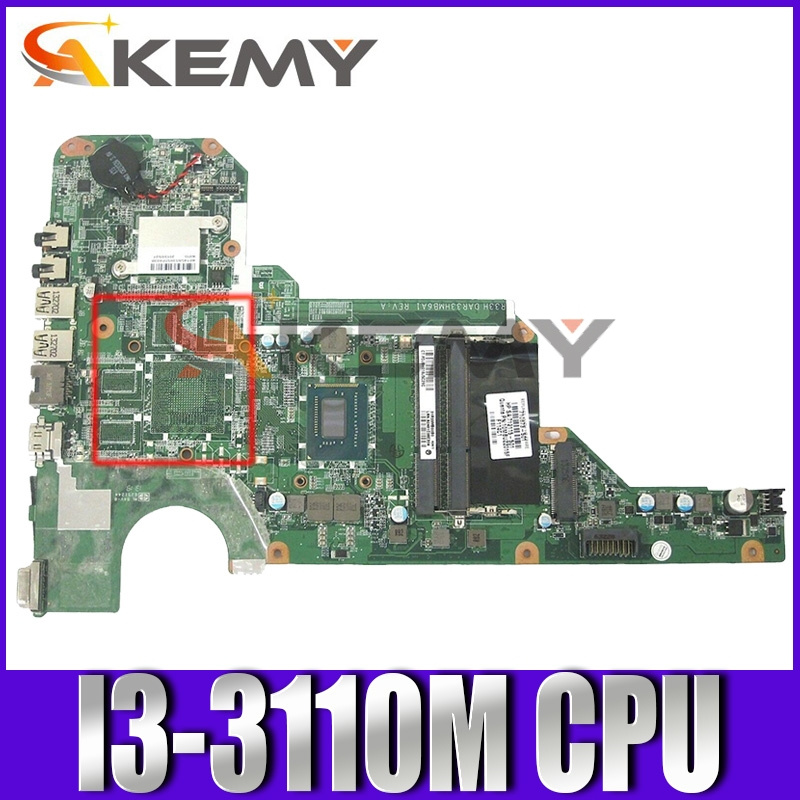 筆記本電腦SR0N2 I3-3110M CPU 適用於 HP G4-2000 G6-2000 筆記本電腦主板 DAR33HMB6A0 MB 710873-501 710873-001 100% 測試正常