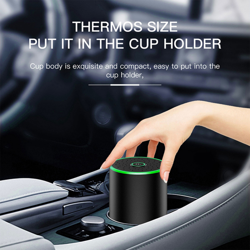 車載空氣淨化器清潔器USB迷你家用車載空氣淨化器除臭空氣淨化器甲醛汽車電子