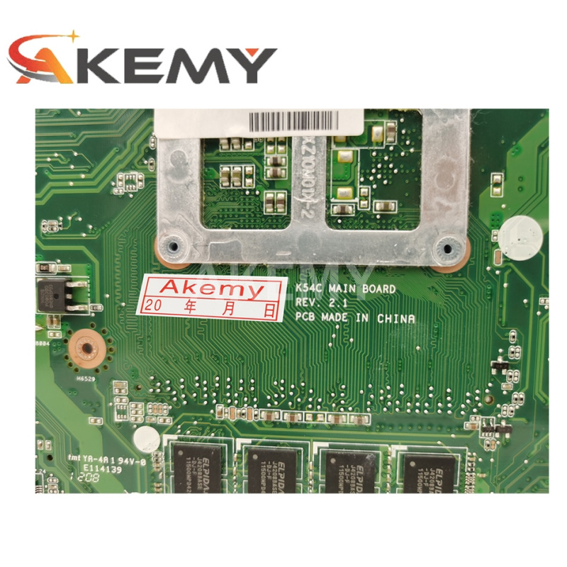 筆記本電腦Akemy K54C REV 2.1 筆記本電腦主板適用於華碩 K54C X54C K54L 主板 PGA989 帶 HM65 DDR3 4G-RAM