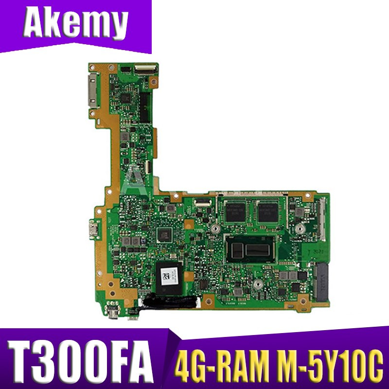 筆記本電腦90MB0530-R00030 筆記本電腦主板適用於華碩 T300FA T300F 筆記本電腦主板 64G-SSD 4G-RAM M-5Y10C 100% 測試 免費送貨