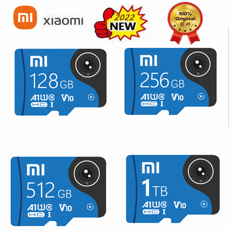 手機存儲卡新款熱銷 XIAOMI 高速 2.0 Micro Sd 卡 Tf 卡 Class 10 Tf 卡 64GB128GB 256GB 512GB 1TB 高速存儲卡