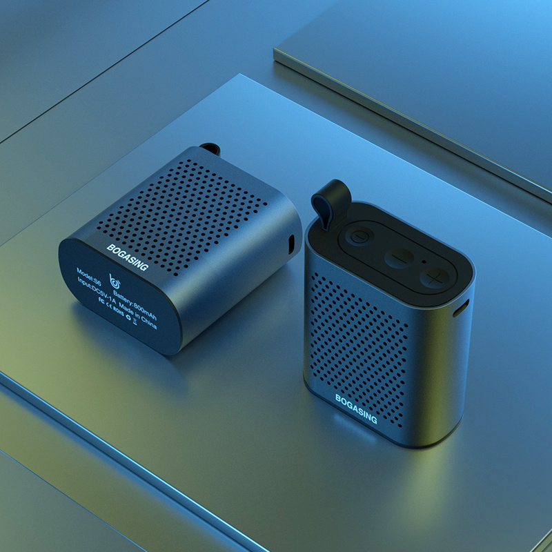 原裝 Bogasing S6 迷你藍牙音箱便攜式戶外無線音箱帶麥克風超低音音箱適用於 iPhone 小米