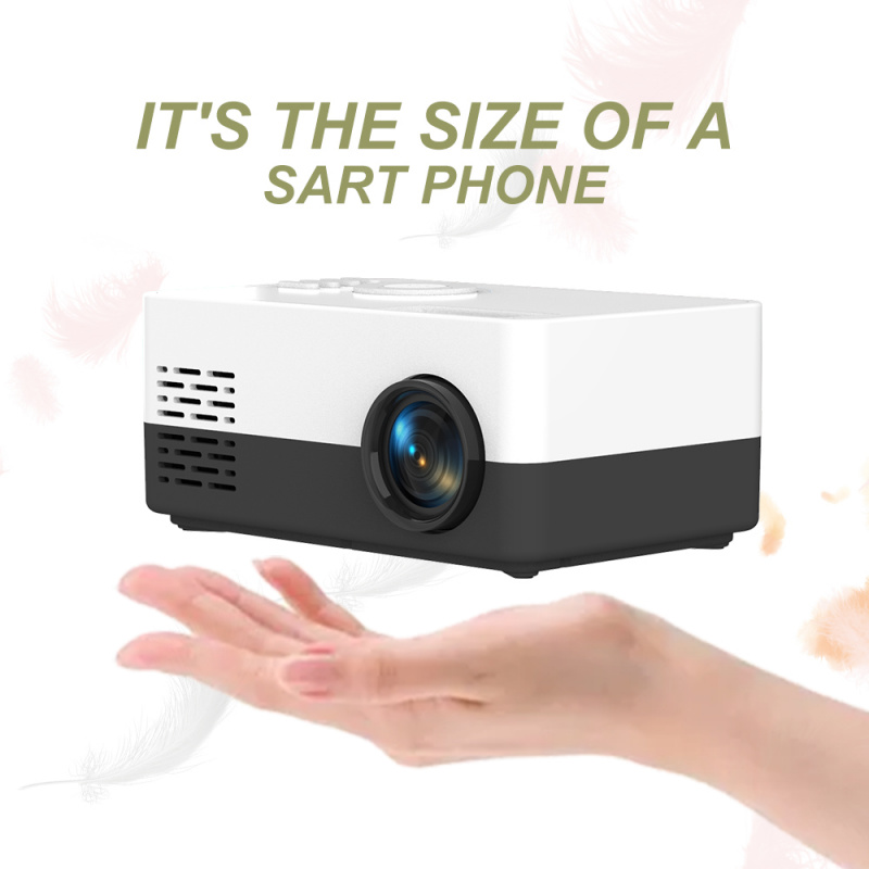 投影機Salange Mini Projector J15 Pro, 480 360 Support 1080P USB Mini Beamer For Phone Smartphone Home Theater
