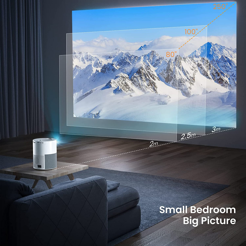 投影機Salange Projector Full HD 1080P Native 1920x1080 Android Bluetooth Home Theater Video Beamer Mini LED Projector For Home Phone