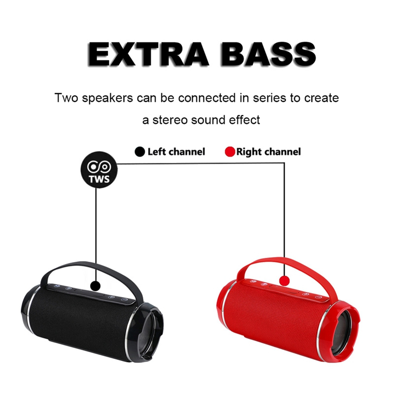 TG116無線強力藍牙音箱戶外音箱低音炮音樂中心Boombox 3D立體聲收音機