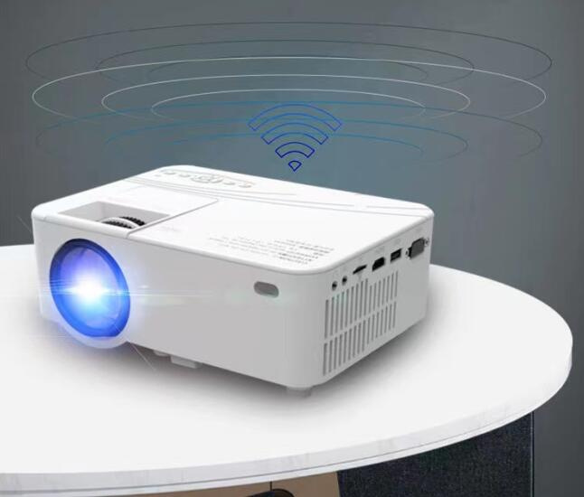 投影機無線WIFI便攜式迷你投影儀家庭影院1080P LED投影儀帶手機投屏