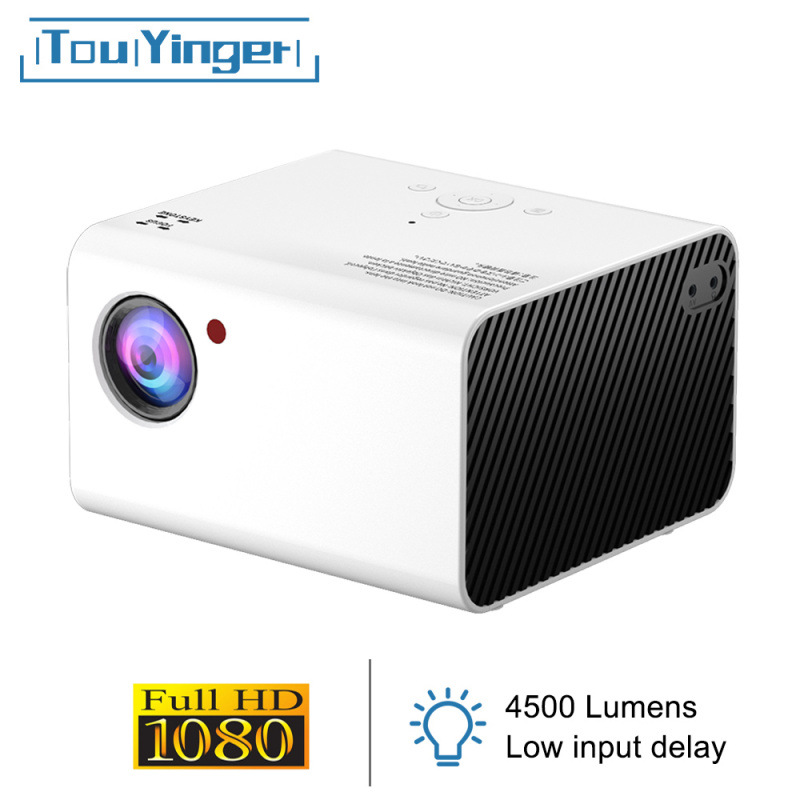 投影機TouYinger H5 Mini LED projector 1920 1080P resolution Support Full HD video beamer for Home Cinema theater Pico movie projectors