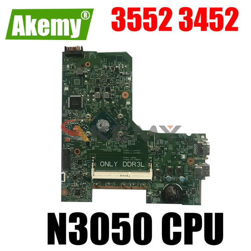 筆記本電腦Akemy 14279-1 適用於 DELL Inspiron 3552 3452 筆記本電腦主板 N3050 CPU PWB 896X3 CN-0WGR7P WGR7P 主板 100%TESTED