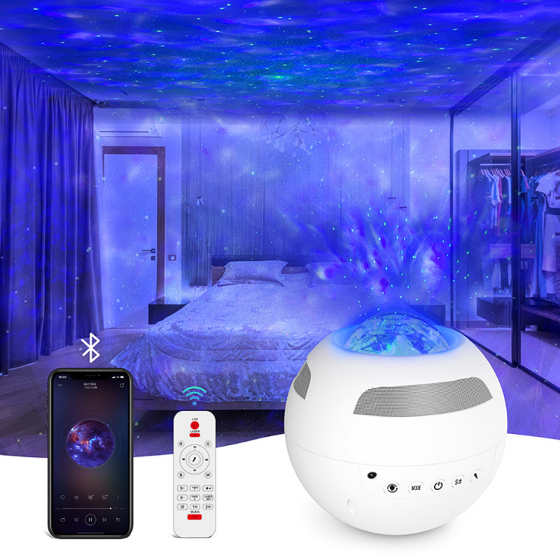 投影機VCHIP銀河投影儀XK12激光投影儀聖誕投影儀星光投影儀LED藍牙音樂兒童臥室