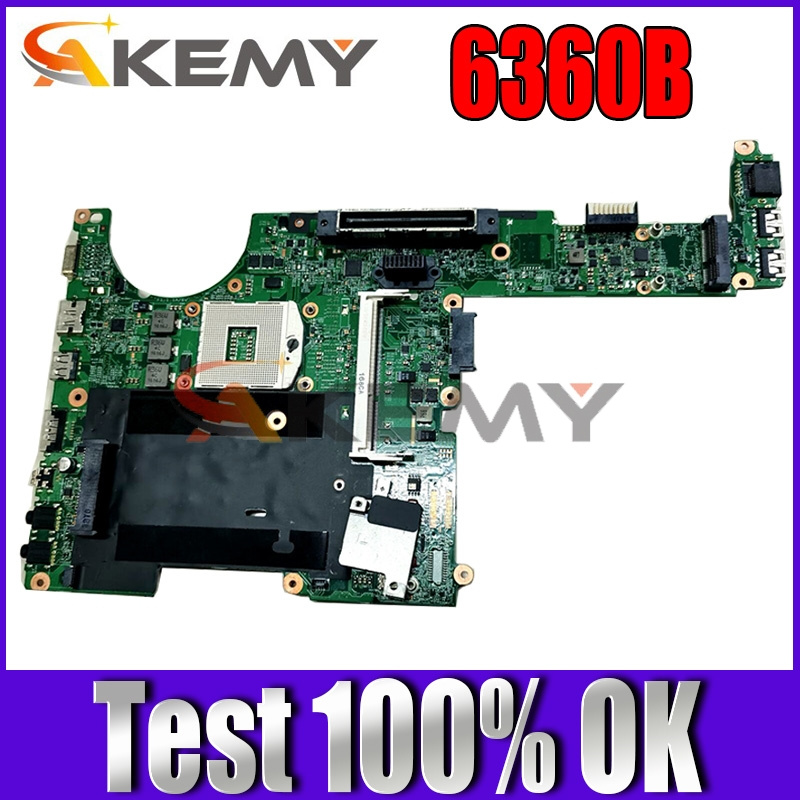 筆記本電腦Akemy 641733-001 643216-001 主板 適用​​於 hp probook 6360B 48.4KT01.021 筆記本電腦主板 100% 全面測試