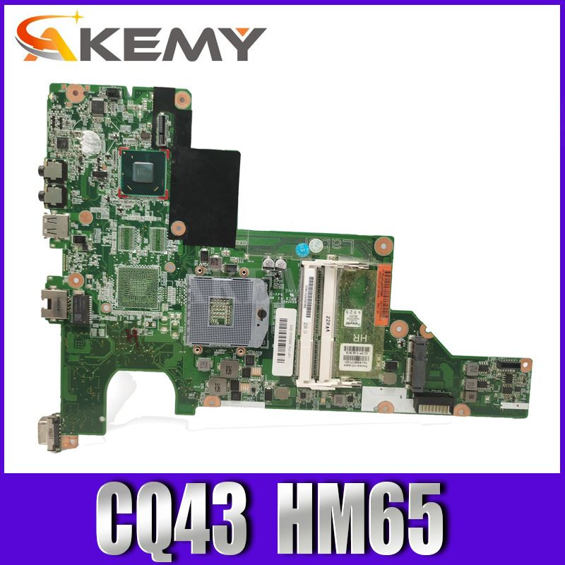 筆記本電腦Akemy Free CPU 646177-001 HM65 For HP CQ43 CQ57 430 431 435 630 635 Laptop Motherboard CQ43 motherboard
