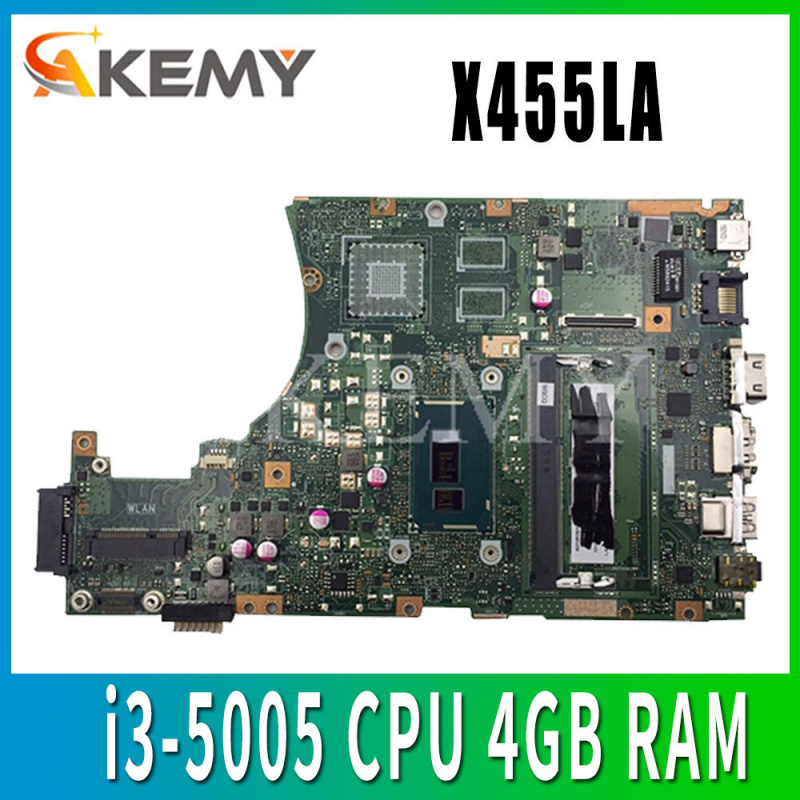 筆記本電腦AKEMY X455LA Laptop Motherboard for ASUS X455LAB X455LJ X455LD X455LF X455LB Mainboard 100% test Ok