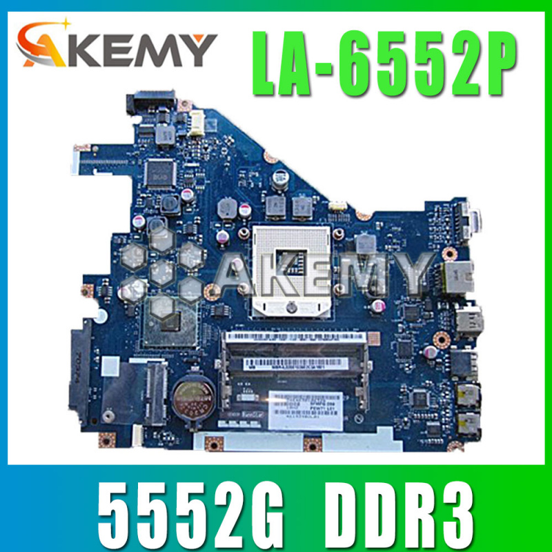 筆記本電腦For Acer aspire 5552 5552G Laptop Motherboard LA-6552P MBR4602001 MB.R4602.001 DDR3 Socket S1