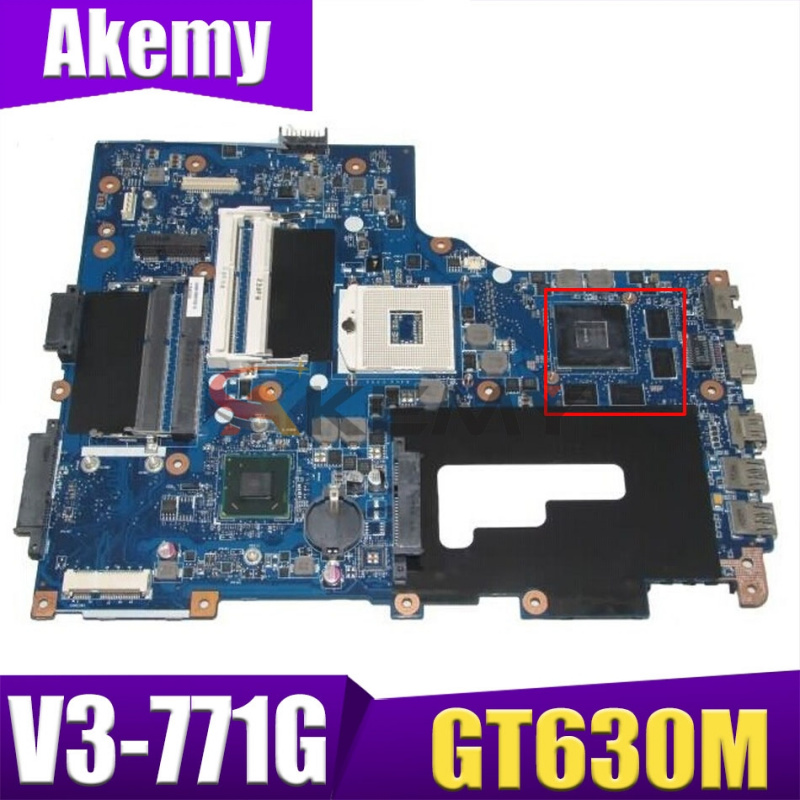 筆記本電腦For Acer ASPIRE V3-771 V3-771G Laptop Motherboard NBRYN11001 NB.RYP110.01 VA70 VG70 Mainboard HM77 DDR3 GT630M 100% test