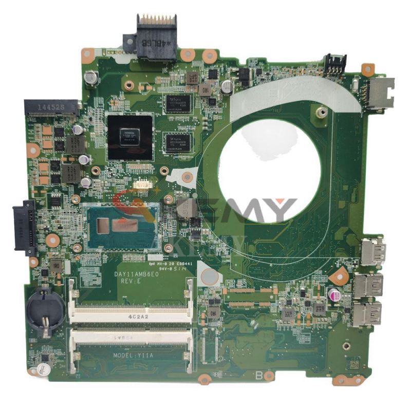 筆記本電腦Akemy Laptop motherboard For HP Pavillion 14-P Mainboard DAY11AMB6E0 Core SR1EF I5-4210U N15S-GT-S-A2