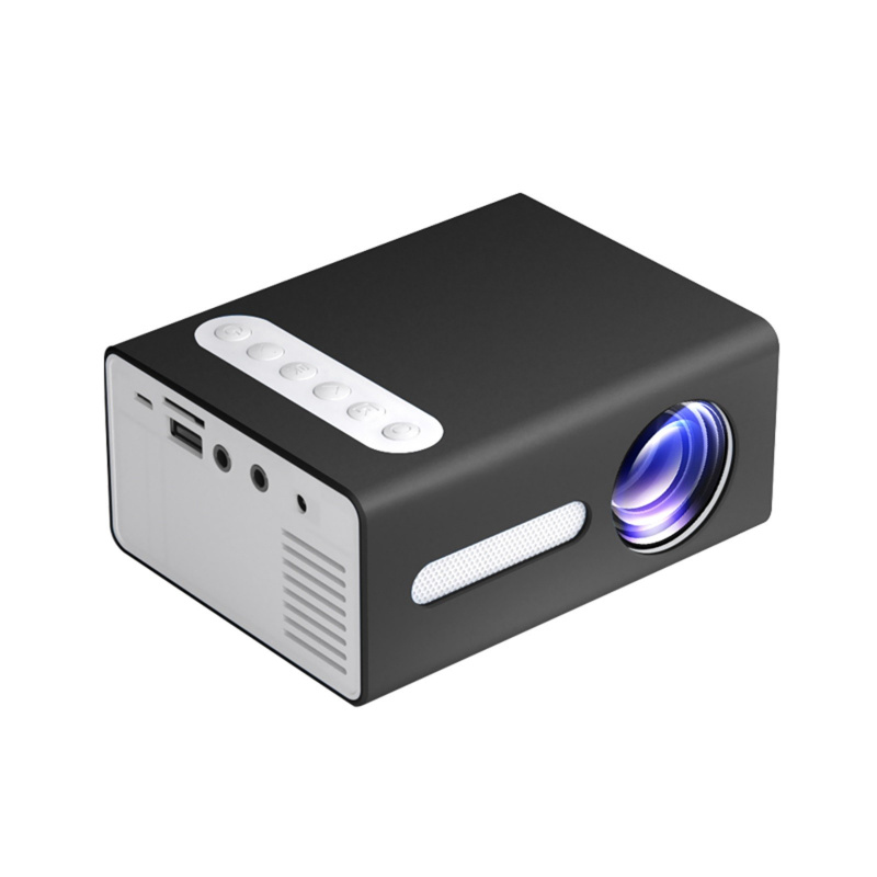 投影機迷你 LED 投影儀高清 1080p HDMI 兼容 USB 音頻家庭媒體播放器投影儀兒童禮物家庭影院系統美國插頭