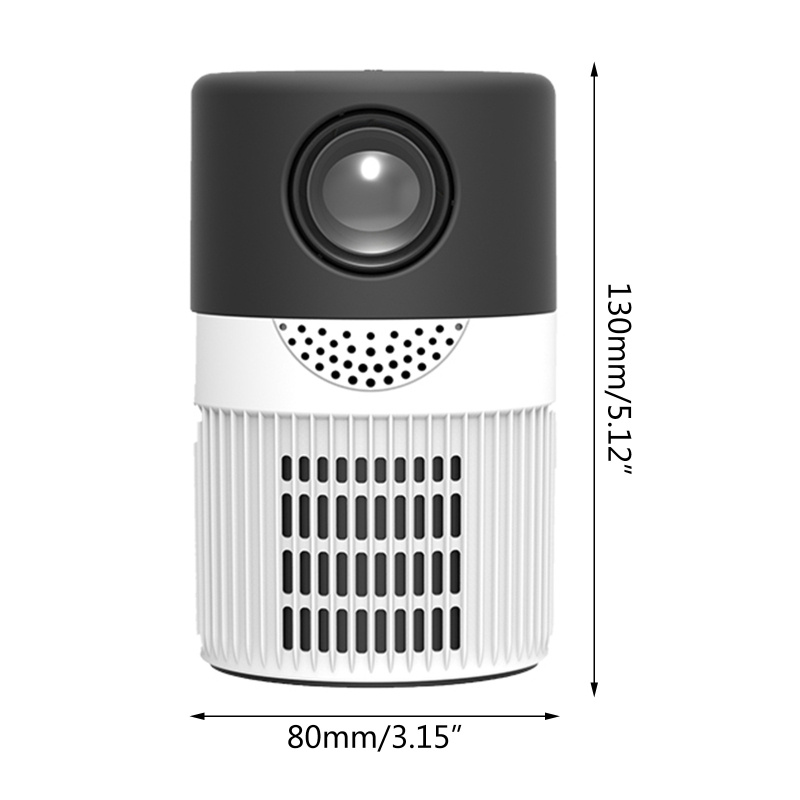 投影機68UB 視頻投影儀 1080P LED 便攜式支持 4K 高清家庭影院投影儀適用於電視棒手機電腦