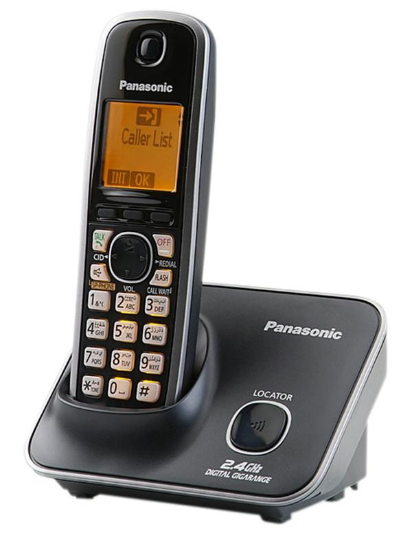 Panasonic - KX-TG3711 室內高頻無線電話 2色可選(黑色/銀色)  2.4 GHz DECT Indoor Digital Cordless Phone Black/ Silver