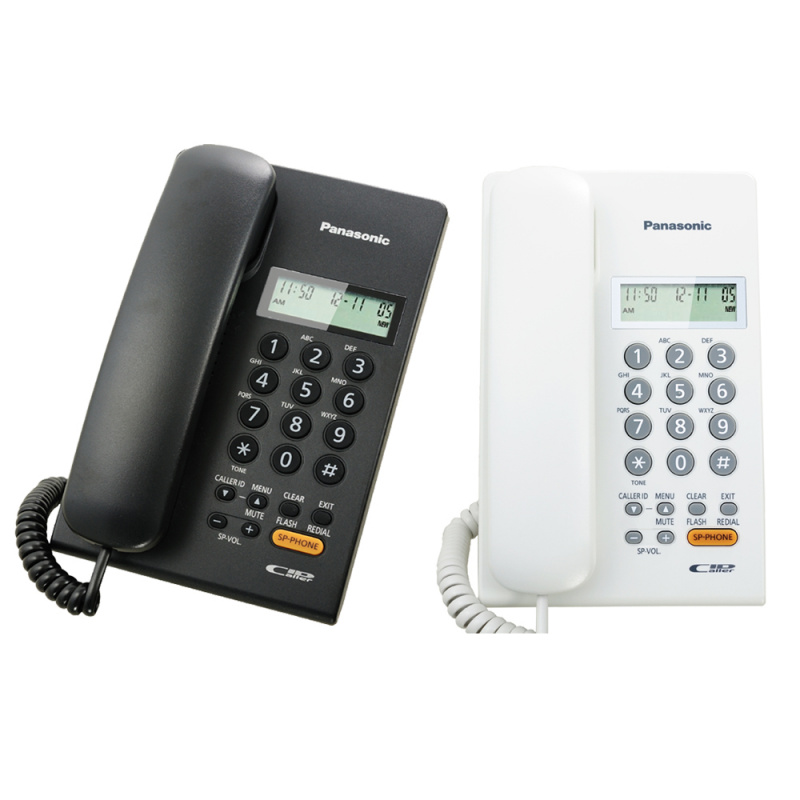 Panasonic - KX-TSC62SX  來電顯示 室內有線電話 黑白2色可選 Single Line Caller ID Corded Telephone Black White