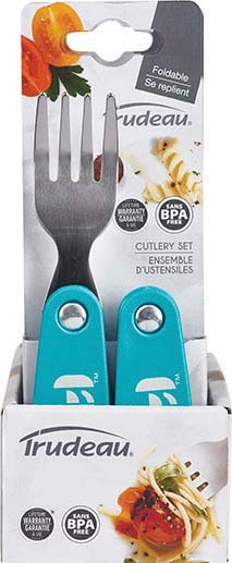 Fuel 2pc Foldable Cutlery Set可摺疊不锈鋼匙叉