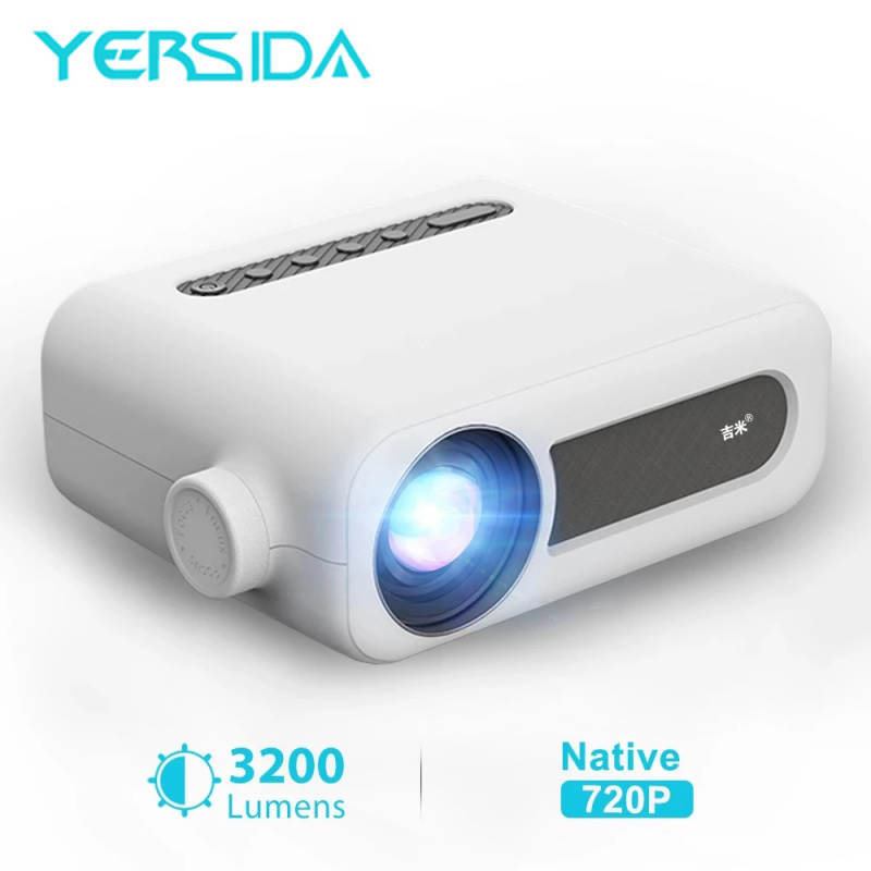 投影機YERSIDA YG331 LED Projector 1080P Full HD Video Portable Home Theater Airplay Miracast 5G WiFi for Smartphone Mini Projector