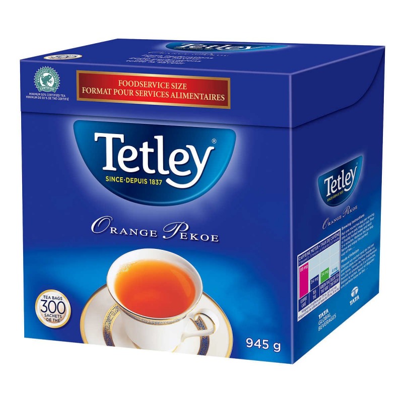 加拿大 Tetley 英式紅茶 300包, 945g
