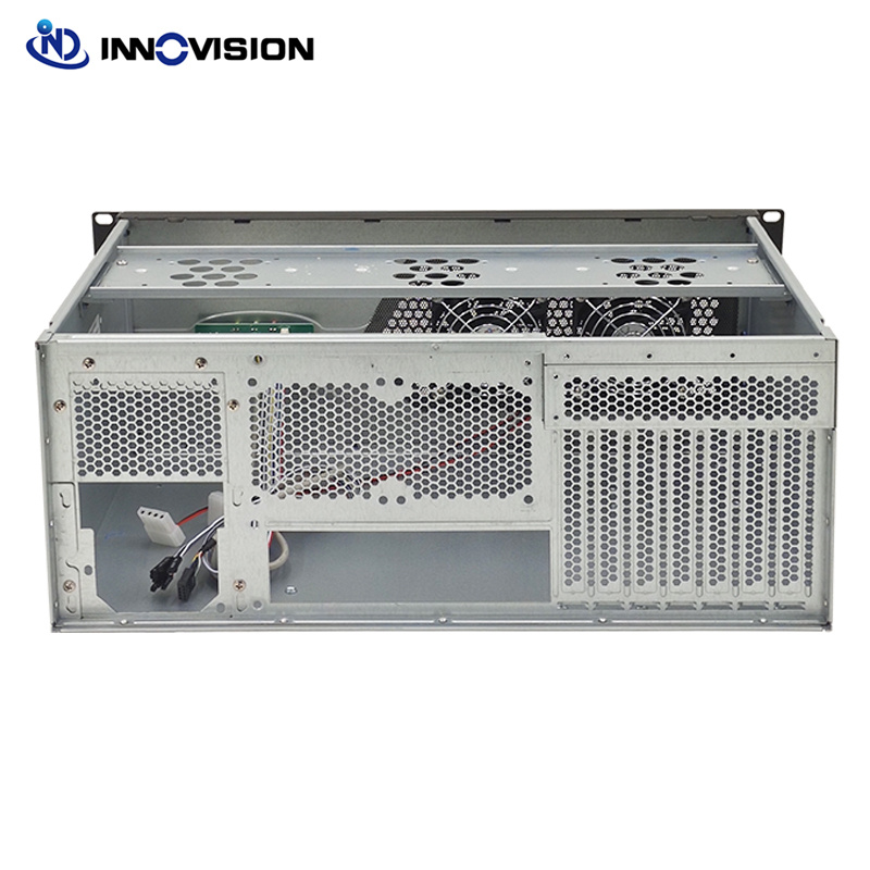 電腦伺服器全新緊湊型 4U 300MM 深度機架式工控機機箱 4u 服務器機箱 支持 ATX 主板