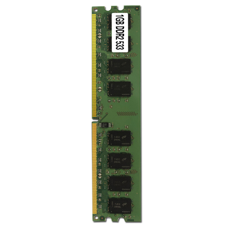 電腦伺服器1GB DDR2 RAM PC2 4200 DDR1 533MHZ 240 針 DIMM 內存模塊適用於電腦台式機芯片板服務器卡配件批發