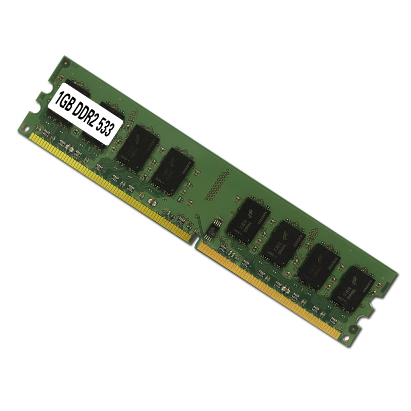 電腦伺服器1GB DDR2 RAM PC2 4200 DDR1 533MHZ 240 針 DIMM 內存模塊適用於電腦台式機芯片板服務器卡配件批發