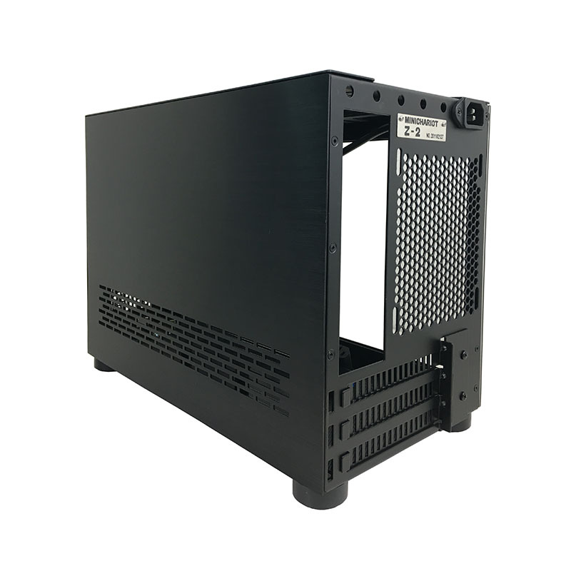 電腦伺服器小型 1.5mm 鋁製電腦機箱迷你 ITX 機箱遊戲支持水冷 風冷 SFX ATX 電源