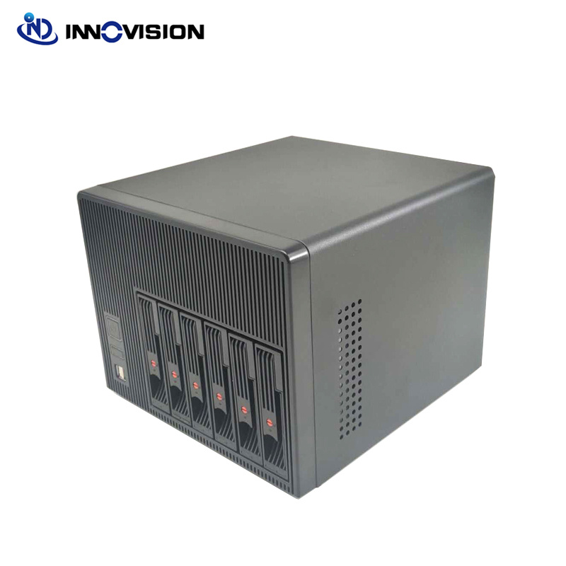 電腦伺服器2022 新款高品質 6bay NAS 存儲機箱熱插拔服務器機箱，帶 6GB SATA 背板