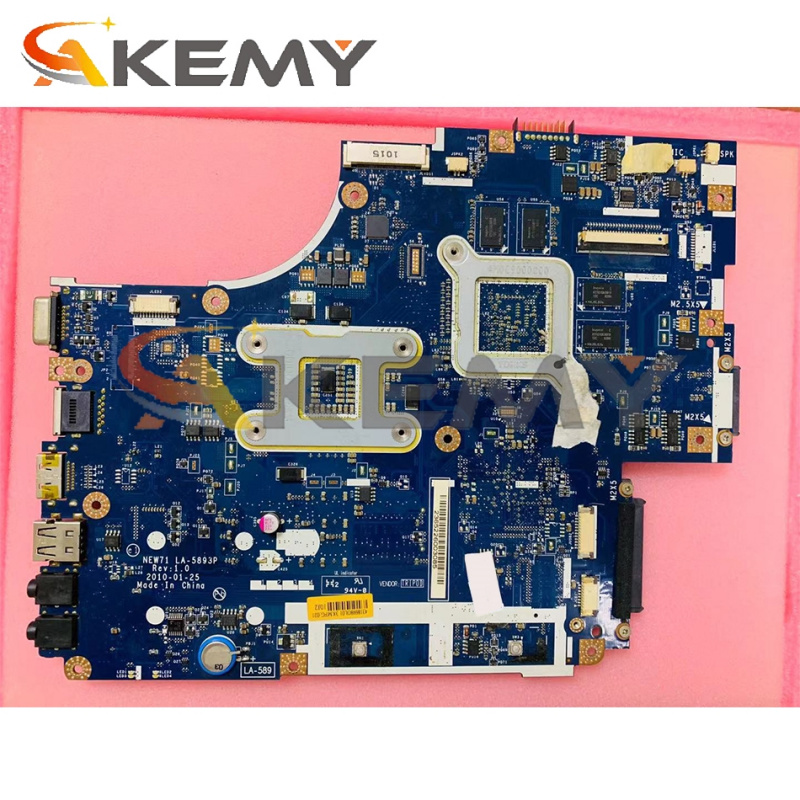 筆記本電腦AKEMY 適用於宏碁 5742 5742G TK85 筆記本電腦主板 1GB GPU DDR3 MBRB902001 MBRDP02002 PEW71 LA-5894P