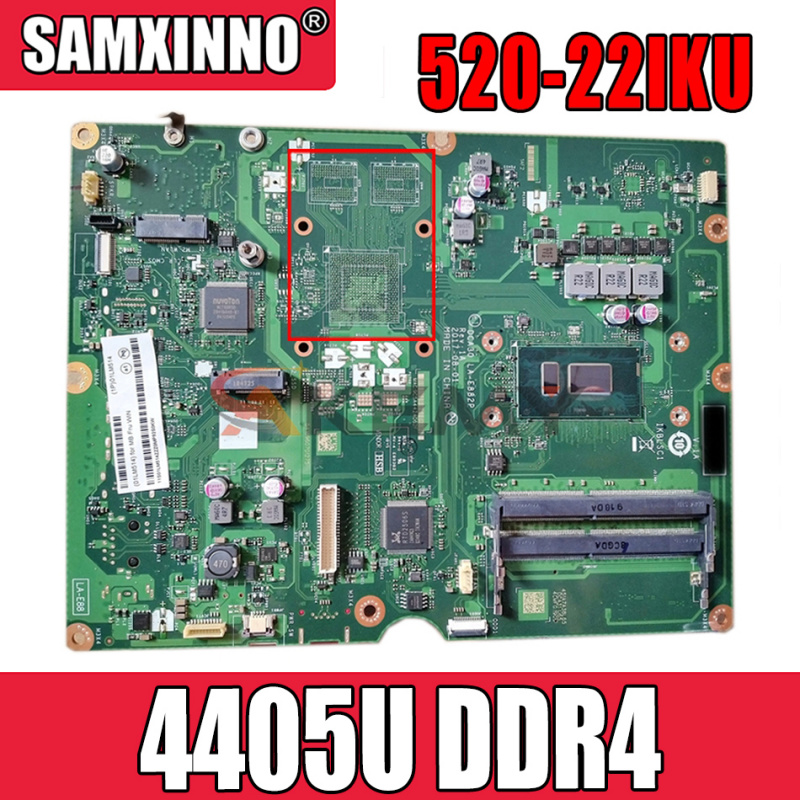 筆記本電腦LA-E882P主板適用聯想AIO 520-22IKU一體機主板配4405U DDR4 100%測試工作