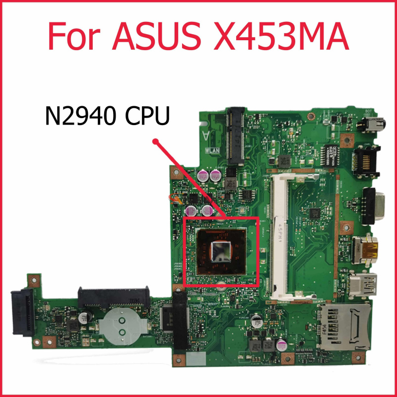 筆記本電腦三信諾主板適用於華碩 X453MA N2940 筆記本電腦主板 60NB04 REV.2.0 DDR3 測試正常