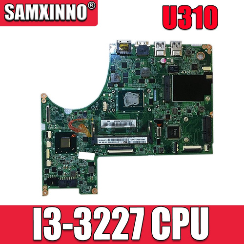 筆記本電腦適用於聯想 U310 LZ7T MB W8 I3-3227 帶 CPU 筆記本電腦主板 DALZ7TMB8C0 REV C FRU 90002338