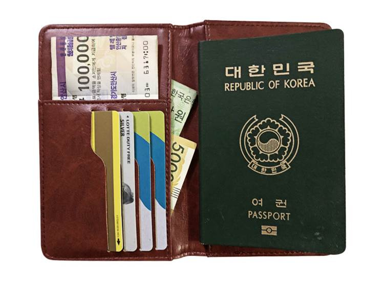 皮革制護照証件卡套 [3色]