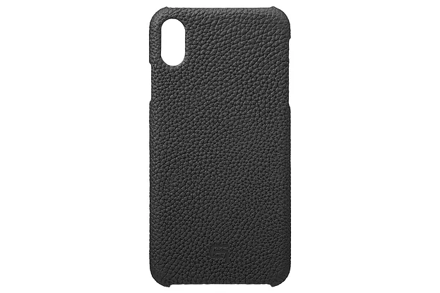 【4色】German Shurunken-calf Genuine Leather Shell Case for iPhone X/XS/XR
