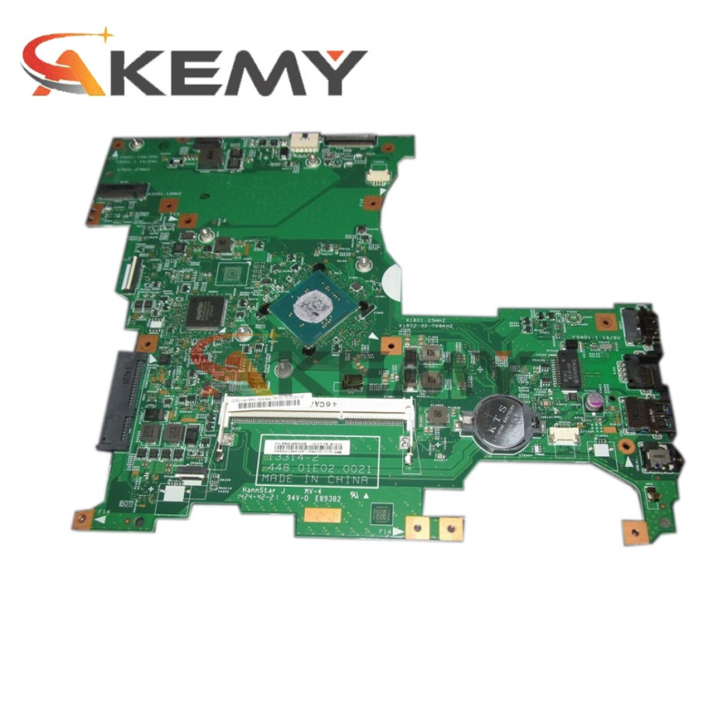 筆記本電腦Akemy 448.01E02.002 主板適用於聯想 Ideapad Flex 2-15 筆記本主板 SR1W2 N3530 完整作品